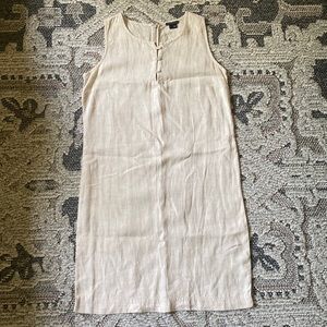 Theory linen shift dress
